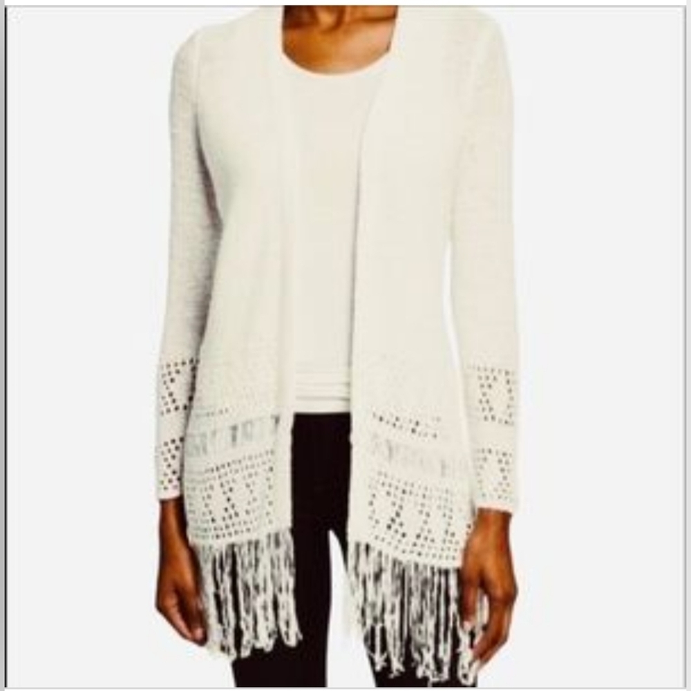 Michael Kors Fringe Cardigan